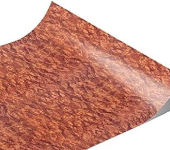 Honey Burlwood Wood Grain Matte Vinyl Film Wrap 59in x 3ft W/Application Card Vinyl Vehicle Car Film Sheet Roll