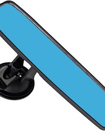 Rear View Mirror, Adjustable Car Interior Rear View Mirror Car Seat Child Safety Mirror for Universal Cars Trucks -9.64 x 2.6 inch (Blue)