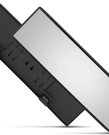 Universal Panoramic 12-Inch Rear View Mirror, Anti-Glare Wide Angle Car Mirror, Rearview Mirrors Accessory for Baby Rear-Facing, Clear Panoramic Convex Mirrors for Cars and s