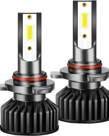 LED Car Headlights With Built-In Driver 6000K Front Headlight White Light 9005 2PC Headlight