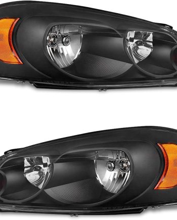 for 2006-2013  Headlight Assembly compatible with 14-15    / 06-07  Clear Lens Black Housing Amber Reflector Headlamp Replacement