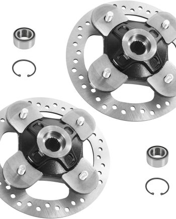 2 Set Front/Rear Wheel Hub Bearing Studs Brake Disc Rotor Compatible With 2014-2023 RZR XP 1000, RZR XP 4 1000, 2018-2022 RZR RS1 Replace 5139265-067 19217-MAL-300 91001-KA4-003 19226-MEB-670
