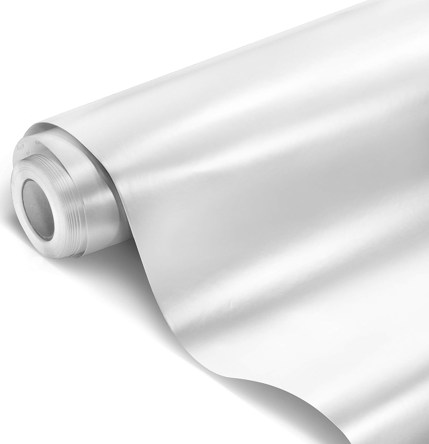Satin Pearl White Vinyl Car Wrap Film (10ft x 5ft)