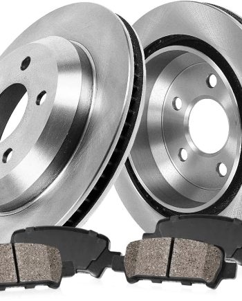 Front Brake Kit for 2WD 04-08 Ford F-150, 06-08 Lincoln Mark LT Replacement 2004 2005 2006 2007 2008 Disc Brake Rotors Ceramic Brakes Pads 6 Lugs