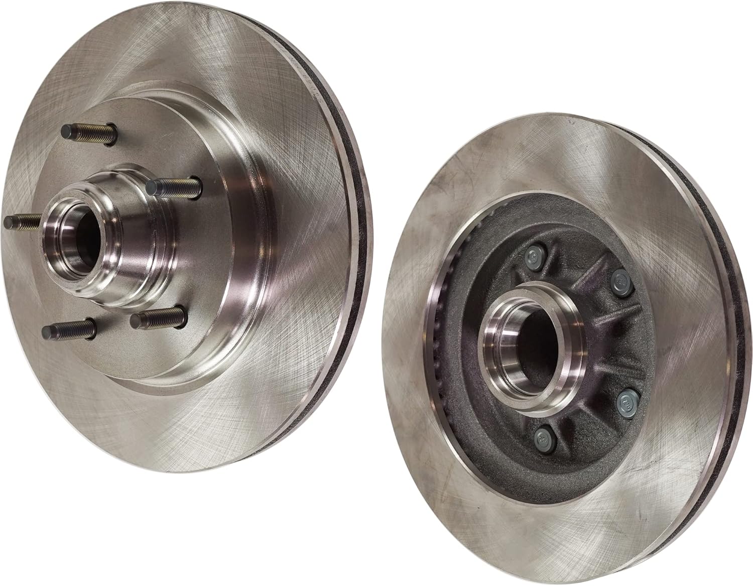 Front Brake Disc Set Compatible with 1997-2003 Ford F-150, Fits 1999-2002 Expedition, Fits 1998-2002 Lincoln Navigator, Plain Surface, Cast Iron, 5 Lugs