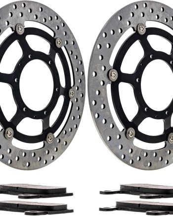 Front Brake Rotor Pad Semi Metallic Kit for Honda CBR600RR CBR1300 06455-MBW-016 06455-MBW-E12 45120-MFN-D01