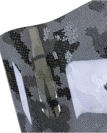 Carbon Fiber Vinyl Wrap Car Stickers Camouflage Vinyl Wrap Film Car Body Stickers Vinyl Adhesive for Automotive Parts(Blue,50cmx300cm)