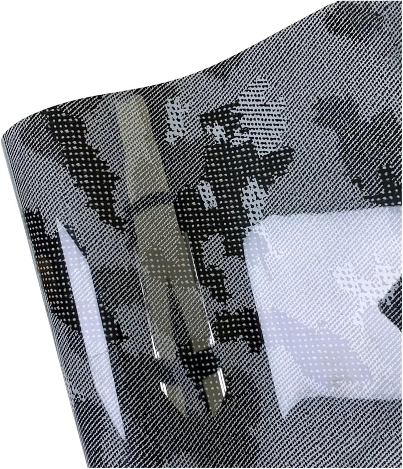 Carbon Fiber Vinyl Wrap Car Stickers Camouflage Vinyl Wrap Film Car Body Stickers Vinyl Adhesive for Automotive Parts(Blue,50cmx300cm)