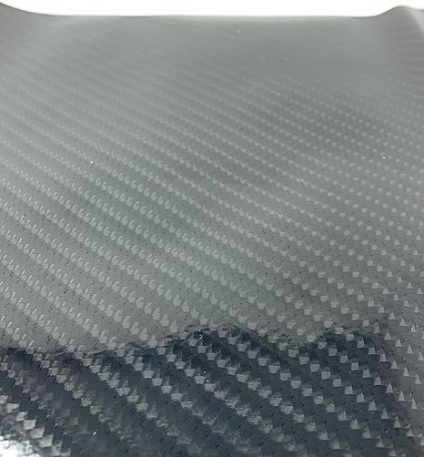7D Super Glossy Black Carbon Fiber Vinyl Wrap - Anti-Wrinkle, Air Release Automotive Wrap Vinyl - DIY Decals Self Adhesive Car Vinyl Sticker for Interior/Exterior - Size 5FT x 20FT